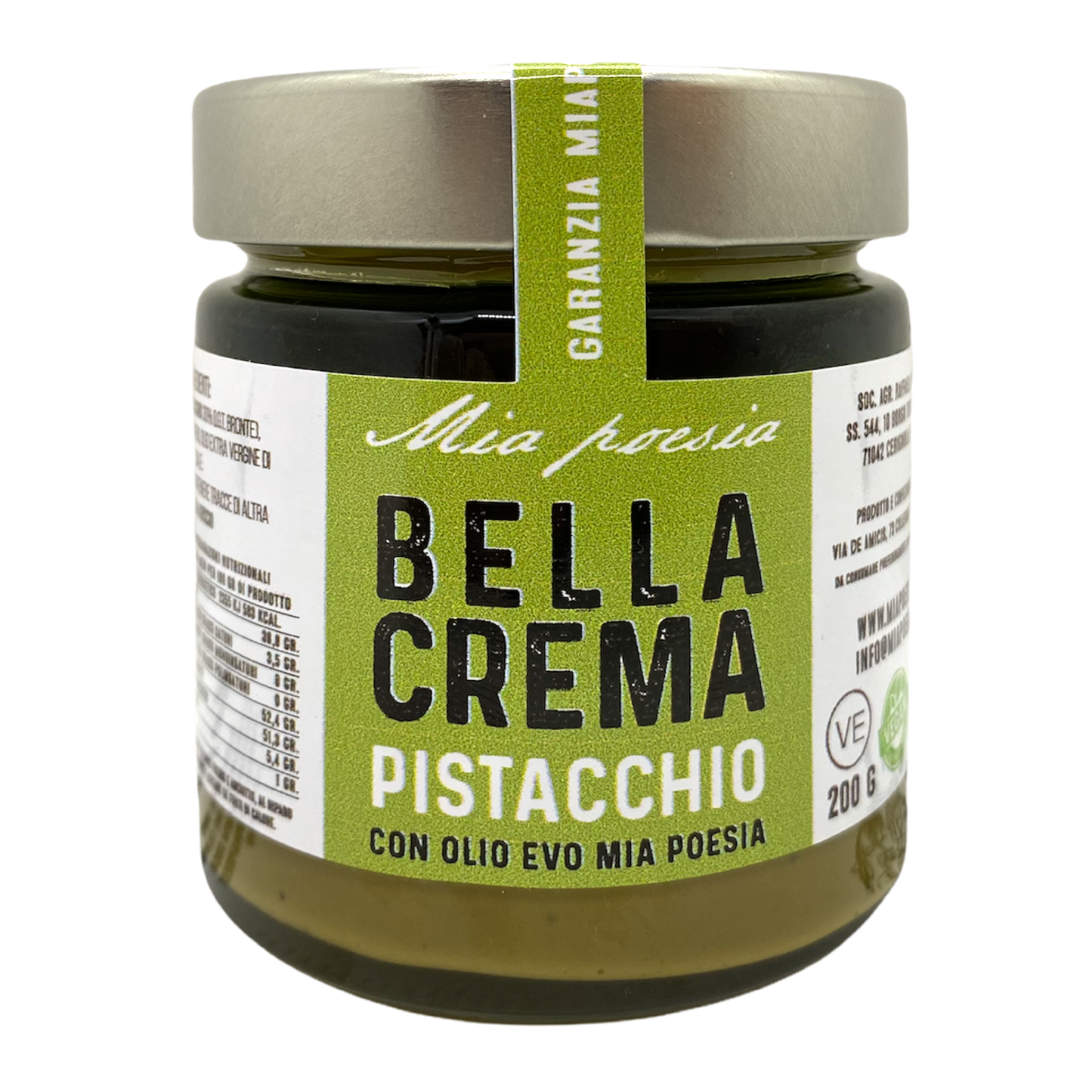 Beautiful Pistachio Cream with EVO Oil