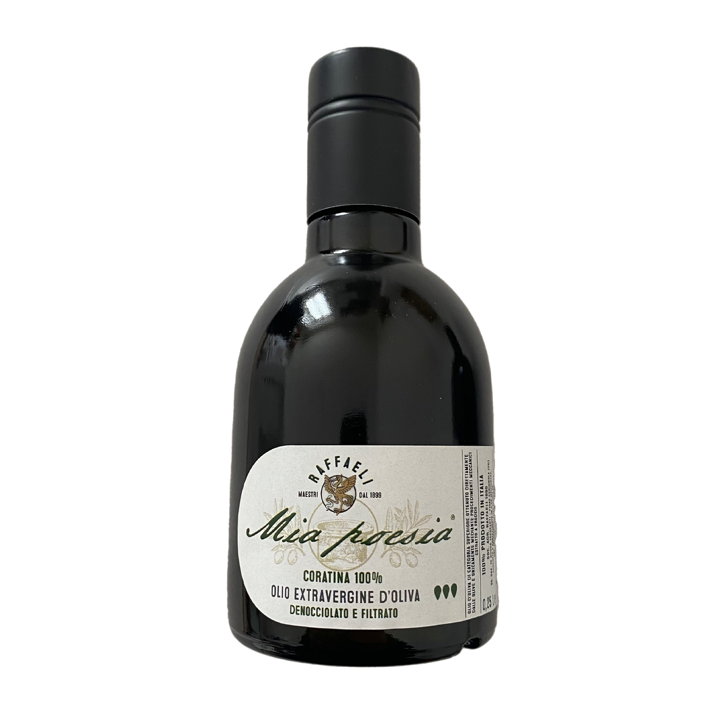 Olio Evo Coratina fruttato intenso - filtrato e denocciolato