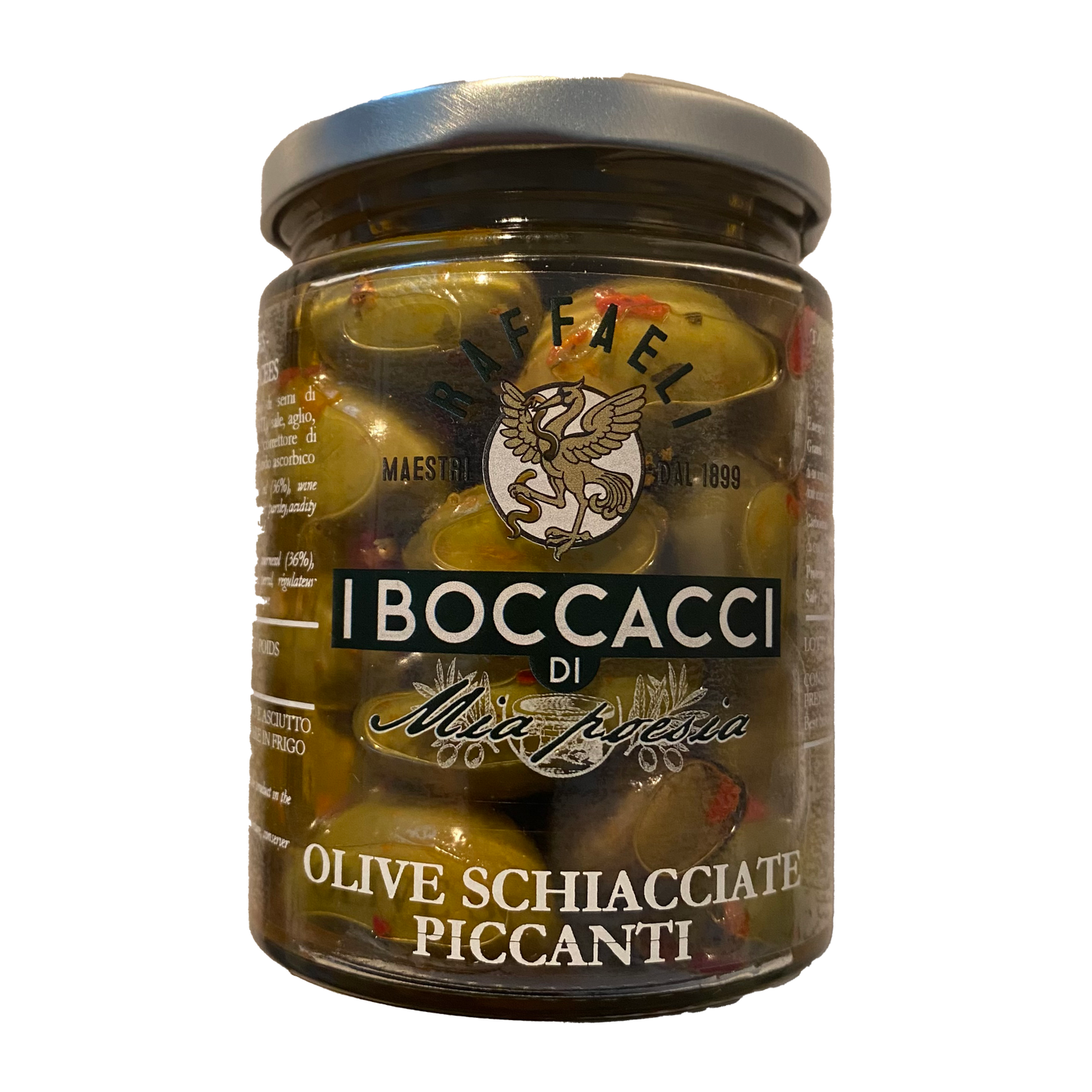 Olive schiacciate piccanti
