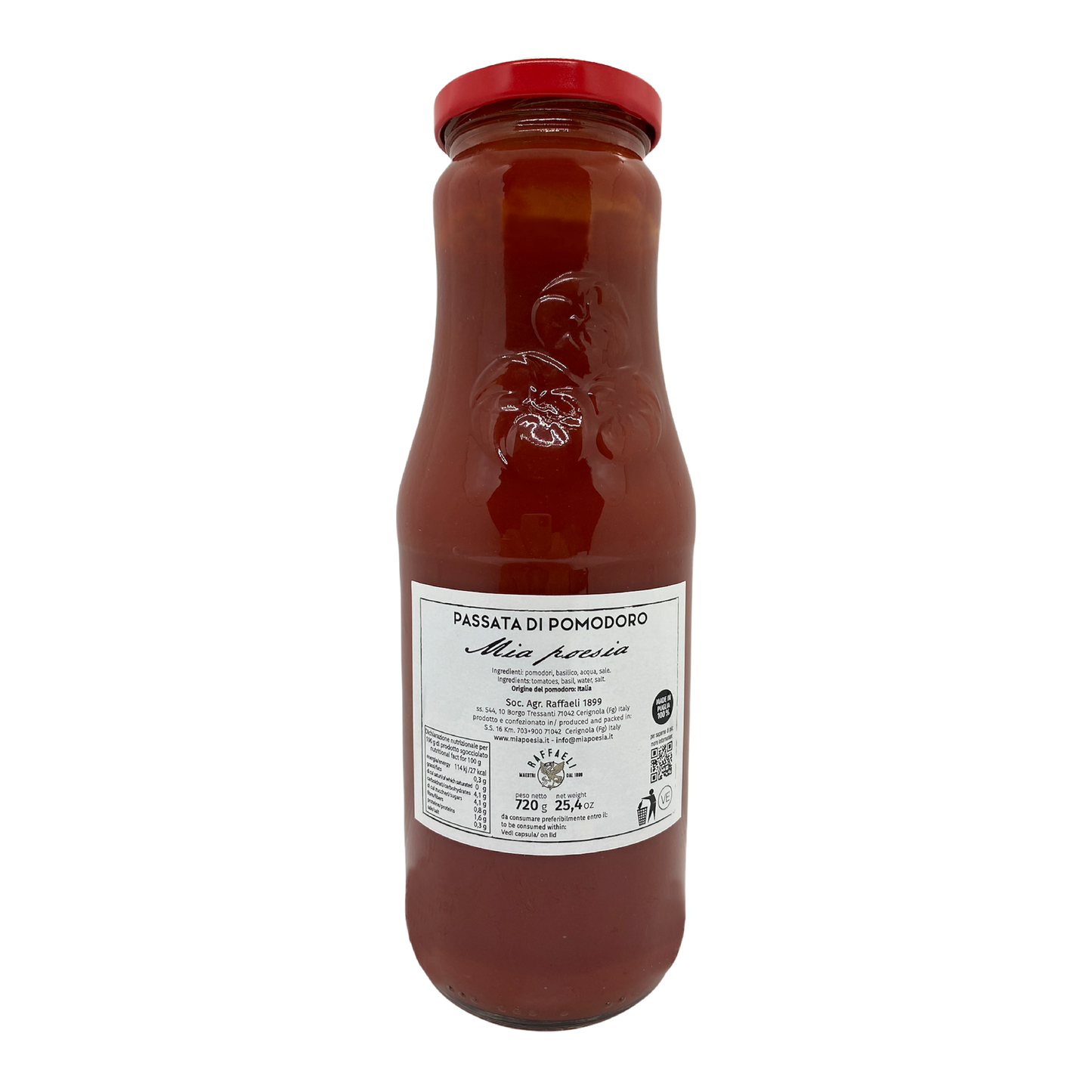 Traditional tomato puree