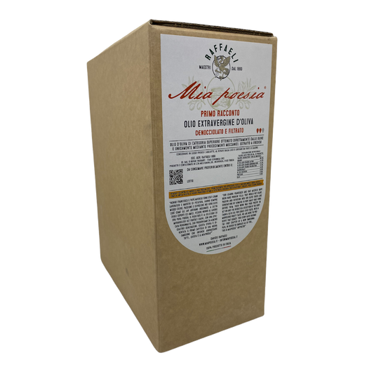 Bag in box Olio Evo filtrato e denocciolato