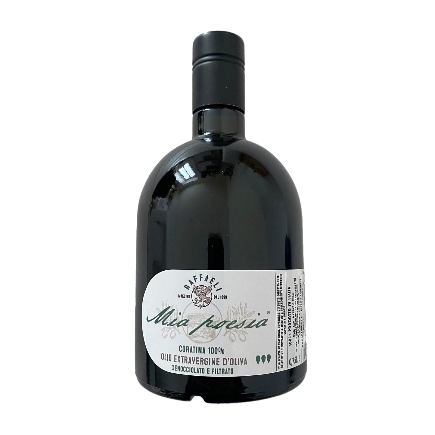 Coratina Evo Oil intense fruity - filtered and pitted